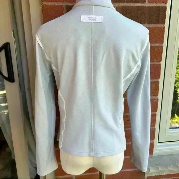 MARC CAIN cotton blend  zippered jacket top SZ M - Picture 12 of 17